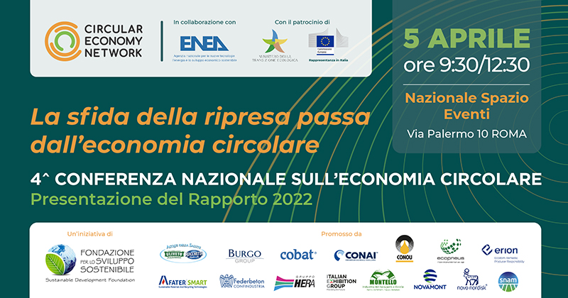 Conferenza Nazionale sull’Economia Circolare - Save the date