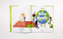 Notre planète - Éditions Grund - Illustrazione di Thomas Bass
