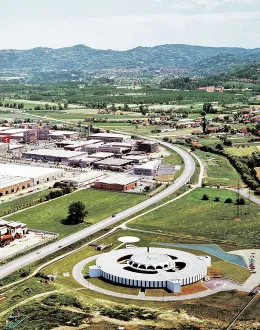 Sede amministrativa di San Mauro Torinese, veduta aerea